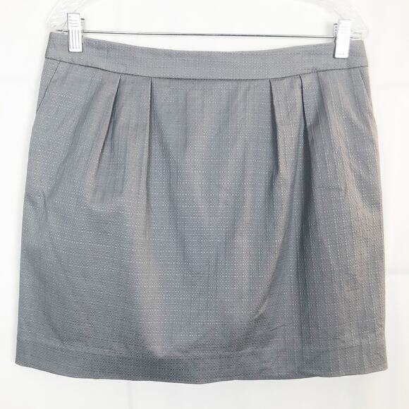 Banana Republic Mid Rise Gray Mini Skirt 10 - Picture 1 of 10